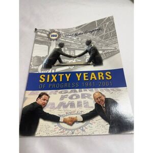 UAW Ford Motor Company Sixty Years of Progress 1941-2001 History Book Softcover